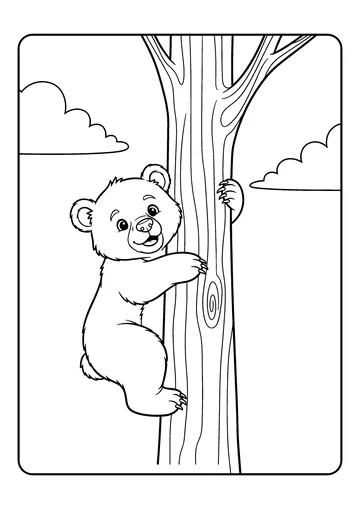 Cub Climber coloring page
