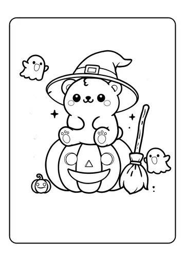Halloween Pumpkin coloring page