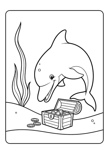 Treasure Chest Surprise coloring page
