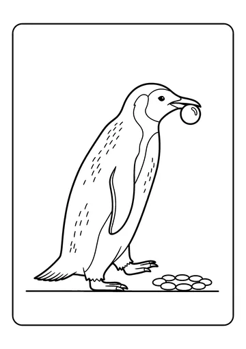 Pebble Nest Builder coloring page