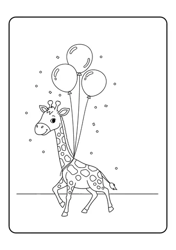 Balloon Parade coloring page