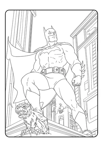 Perch on Stone Beast coloring page
