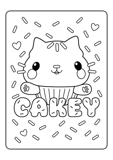 Cakey Cat with Sprinkles