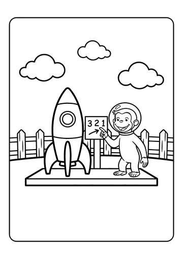 Launch Day Countdown coloring page