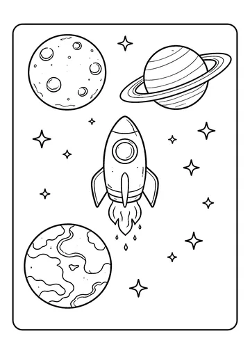 Planet Pass coloring page