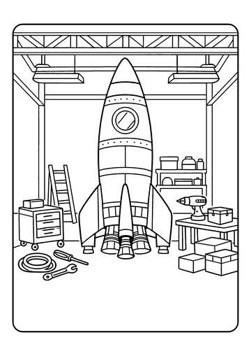 Hangar Check coloring page